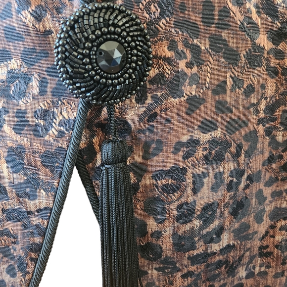 Vintage Leopard Print LW Wardy Blazer Size XS - Picture 7 of 13